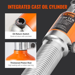 Bostome 15 ton hydraulic gear puller with 2/3 jaw design for wheel bearing separation.