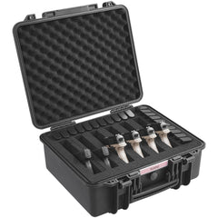 Bostome Hard Pistol Case with pre-cut foam, waterproof design, and TSA-approved features.