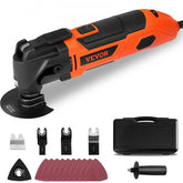 Bostome 2.5A corded oscillating multi-tool with LED light and 6-speed settings.