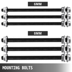 Crankcase splitter tool with 6mm and 8mm mounting bolts for dirt bikes.