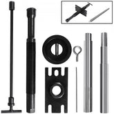 Set of metal tools including puller rods and alignment components for Mercruiser Alpha Bravo gimbal bearings.