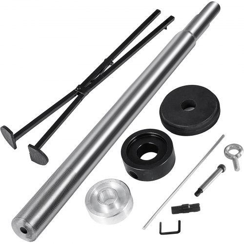 Bostome tool set with alignment bar, gimbal bearing puller, seals, and bellows for Mercruiser drives.