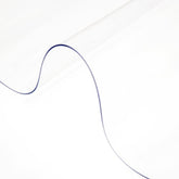 Clear PVC table cover protector, 2mm thick, 42x80 inches, suitable for various surfaces.