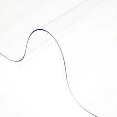 Clear 84x42 inch PVC table protector, 1.5mm thick and waterproof.