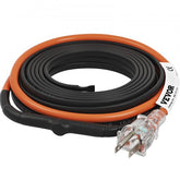 Bostome 24ft self-regulating pipe heating cable with a built-in thermostat for freeze protection.
