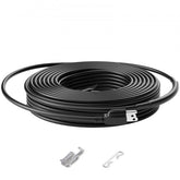 Bostome 50FT self-regulating pipe heating cable with durable construction and waterproof rating.