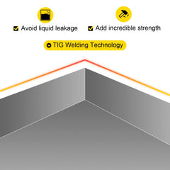 36x24x6 inch 304 stainless steel maple syrup evaporator pan with TIG welded seams.