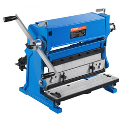 Bostome 12-inch 3-in-1 sheet metal brake with shear, press, and roll functions for versatile use.
