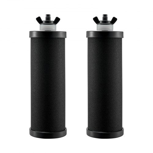 Bostome Gravity Water Filter Replacement with coconut carbon in a 2-pack for water purification.