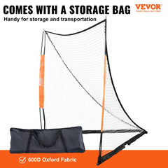 Portable 6x6 lacrosse goal with fiberglass rods and a carry bag for easy transport.