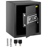 Bostome fingerprint safe box with Q235 steel, removable shelf, and digital access options.