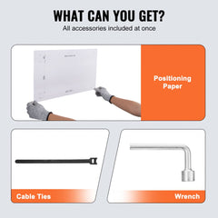 Two-pack of 6x2 ft wall-mounted steel garage shelving with reinforced construction.