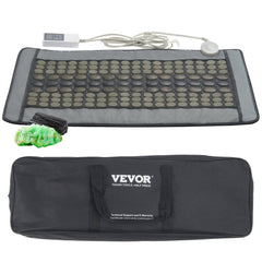 Bostome far infrared heating pad featuring jade and tourmaline stones for pain relief.