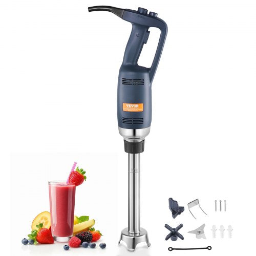 Bostome Commercial Immersion Blender with stainless steel blades and variable speed control.