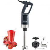 Bostome Commercial Immersion Blender with stainless steel blade and variable speed control.