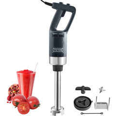 Bostome Commercial Immersion Blender with stainless steel blade and variable speed control.