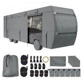 Bostome Class C RV cover made of waterproof Oxford fabric for 29-32 ft motorhomes.