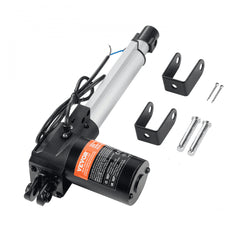 Bostome 12V linear actuator, 6 inches long, heavy-duty with aluminum alloy construction.