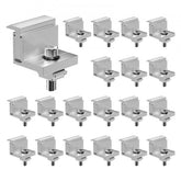 Bostome solar panel Z mounting brackets with adjustable end clamps for 35-50mm thick panels.