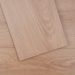 Bostome Peel & Stick Vinyl Floor Tiles in wood grain design, 36x6 inches, 2.5mm thick.