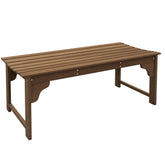 Slatted Wooden Garden Bench, Curved Seat Front Porch Bench, Teak