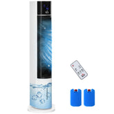 42" 3-In-1 Air Cooler, 52° Oscillating Portable Swamp Cooler with Humidifier, 3 Modes, 3 Speeds, 12H Time, White