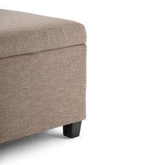 Neptune - Storage Ottoman Bench - Fawn Brown