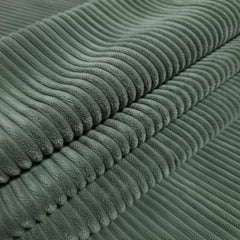 Corduroy Upholstered Rectangle Ottoman
