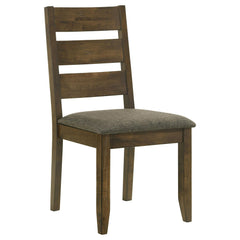 Iphigenia Nutmeg and Grey Ladderback Dining Chair (Set of 2)