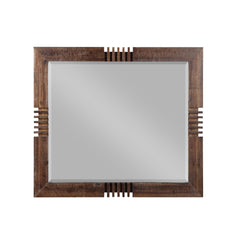 Athena Reclaimed Oak Finish Mirror