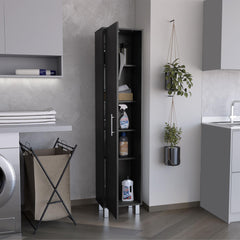 Infinity Storage Cabinet, Broom Hangers, 1 Door
