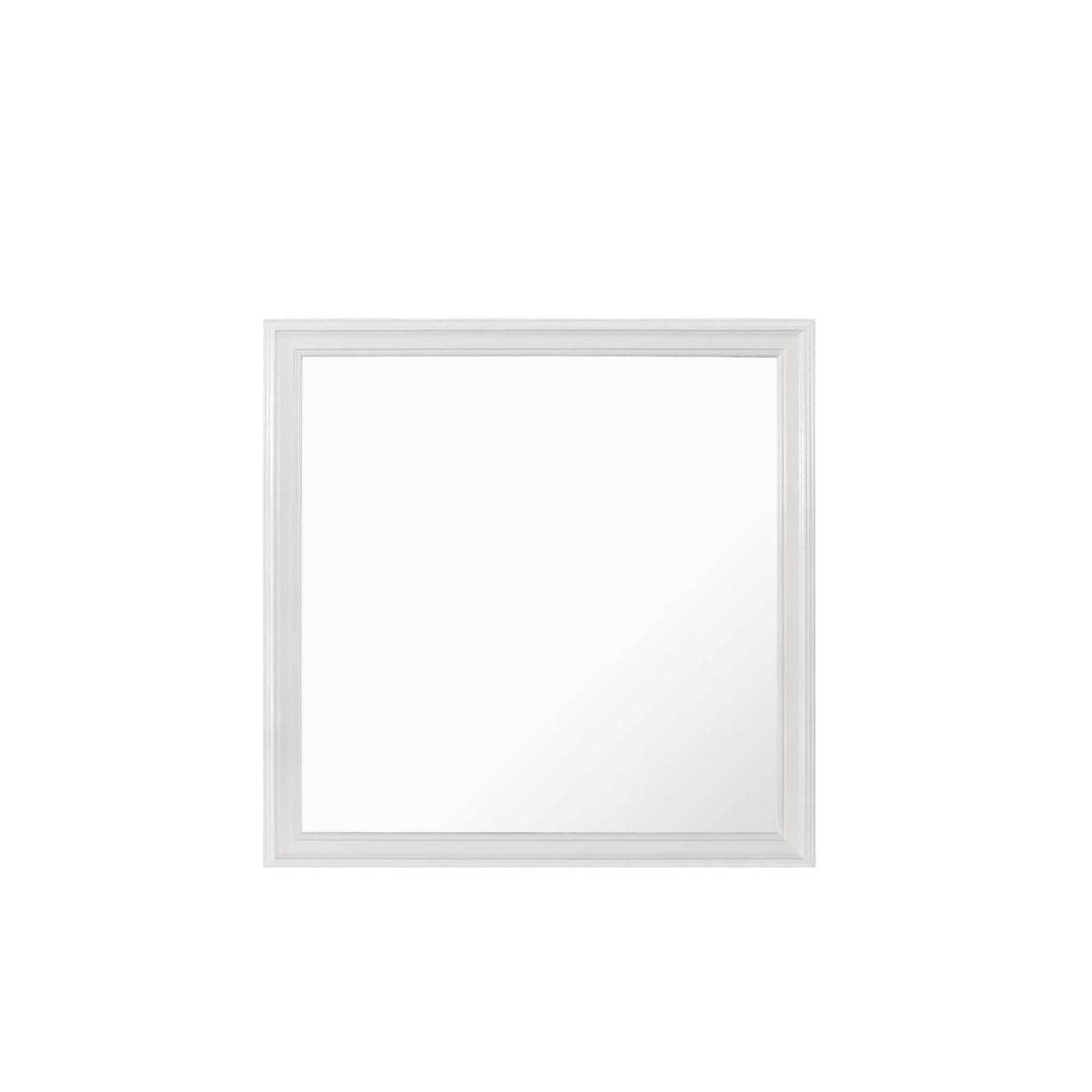 CHRONICLE METALLIC WHITE MIRROR