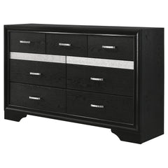 Pulsar Black 9-drawer Dresser