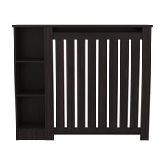Camelot Cover Cabinet, 3 Shelves, Black Wengue