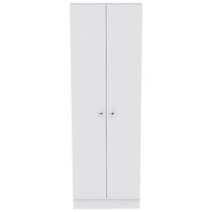 Valhalla Pantry Cabinet, Five Shelves, Double Door Cabinet -White