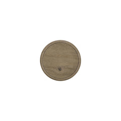 English Knotty Oak Drop Accent Table