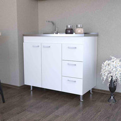Millennium Sink Kisco, Kitchen, White
