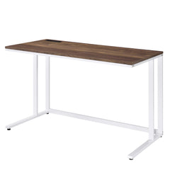 Fable and White Writing Desk with USB Port