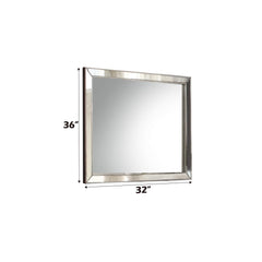 Vista II Platinum Finish Mirror