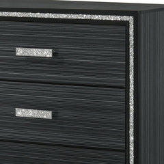 Zenith Weathered Black Finish Dresser