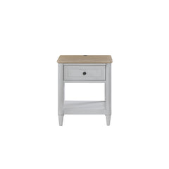 Small Teen Nightstand - Cement and Sand