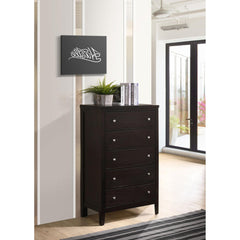 Dionysus Warm Brown 5-Drawer Chest