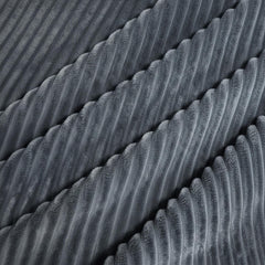 Corduroy Upholstery Full Compressed Ottoman