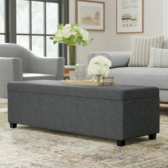 Quasar Extra Large Storage Ottoman Bench