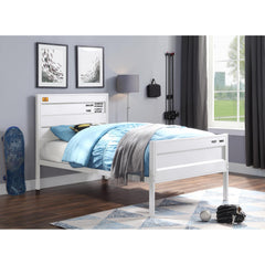 Odysseus White Finish Full Bed