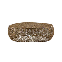T3601-50 Oval Coffee Table Gold