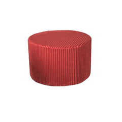Corduroy Upholstery Full Compressed Ottoman