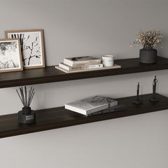 Hercules 47" Wide Floating Shelves Set Of 2, Shelves For Wall Decor For Bedroom, Bathroom Storage Shelves, Book Shelves For Living Room