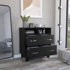 Arcadia Drawer Dresser Arabi, Bedroom, Black
