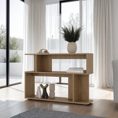 Crest SideTable, Living Room, Natural Oak